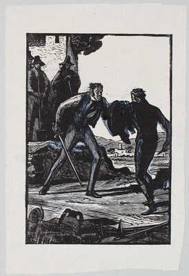 Билль Александра Феликсовна. Лот из четырех иллюстраций к книге Стендаля «Пармская обитель»